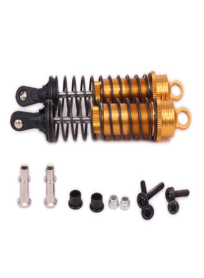 HobbyCrawler Aluminum Shock Absorber Damper 122mm Oil Filled Adjustable for 1/8 Buggy Truck HPI HSP Losi Axial Tamiya RC Car Upgraded Hop-Up Parts(yellow) - Image 1
